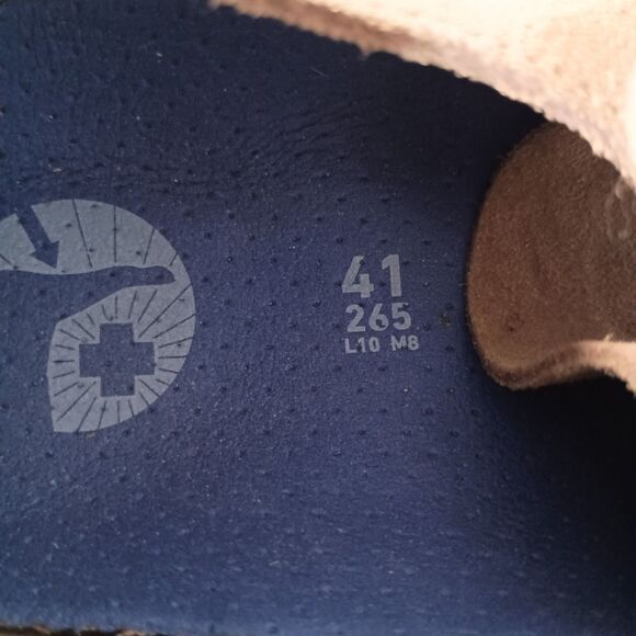 Birkenstock Utti Lace Unisex 41 Men\'s 8 Women\'s 10 Lace-Up Suede Shoes Beige main image 9